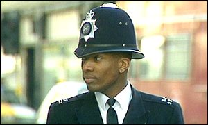 Black police officer