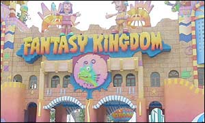 Entrance to the Fantasy Kingdom theme park