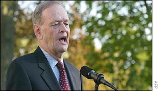 Canadian Prime Minister Jean Chretien