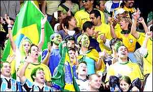 Brazilian football supporters