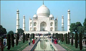 The Taj Mahal in Agra