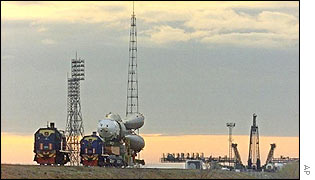 The Soyuz rocket that took Mark Shuttleworth into space