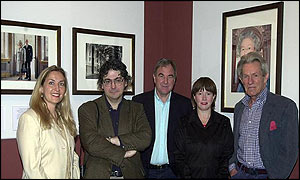 Fiona Hanson, David Secombe, Julian Calder, Polly Borland and the Earl of Lichfield