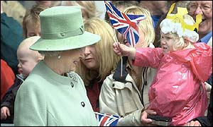 The Queen meets well-wishers