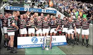 2001 Championship winners Leicester Tigers