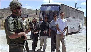 Arrested Palestinians freed near Nablus