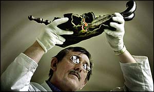 Tom Bryce and pipes