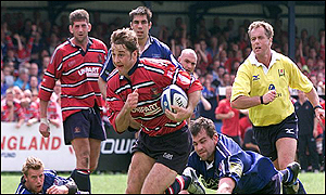 Gloucester's Andy Gomersall  was man-of the match
