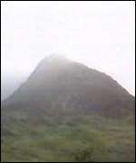 Snowdon in mist