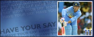 Sourav Ganguly in action for India