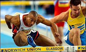 110m hurdler Colin Jackson