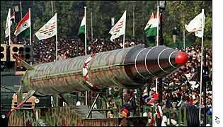 India's Agni II nuclear missile