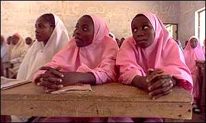 Muslims schoolgirls in Nigeria 