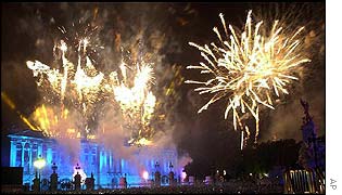 Buckingham Palace fireworks display