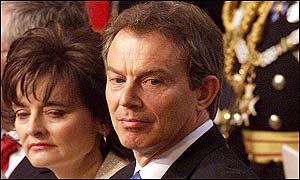 Tony and Cherie Blair