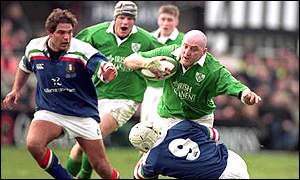 Ireland captain Keith Wood