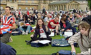 Louise Loveder at Buckingham Palace