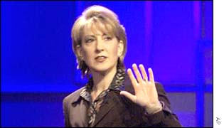 HP chief executive Carly Fiorina 