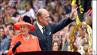 The Queen was touched by the warm reception from crowds