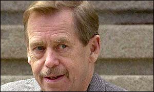 Czech President Vaclav Havel