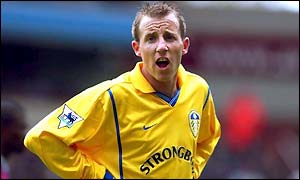 Leeds midfielder Lee Bowyer