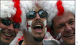 England fans at the World Cip