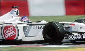 BAR's Canadian driver Jacques Villeneuve