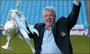 Manchester City manager Kevin Keegan