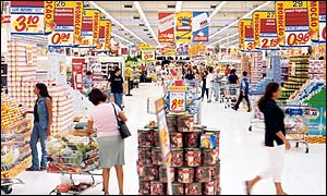 A Brazilian Bompreco supermarket