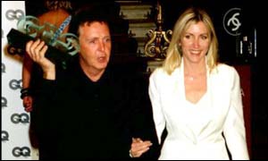 Sir Paul McCartney and Heather Mills