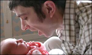 Father and baby