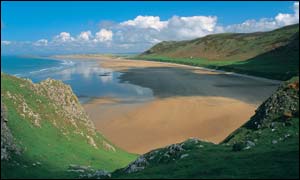 Rhossili beach