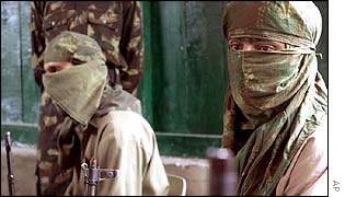 Islamic militants in Kashmir