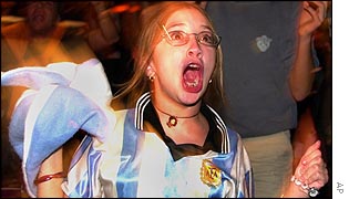 Argentine football fan