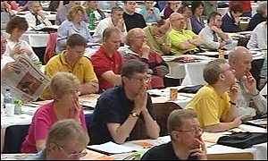 Delegates at an EIS conference
