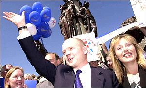 William Hague and his wife Ffion in the general election