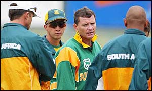 Graham Ford with the South African squad