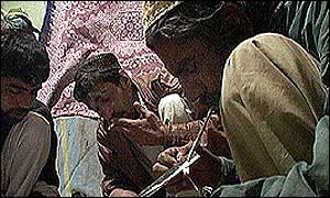 Drug addicts in Zahedan