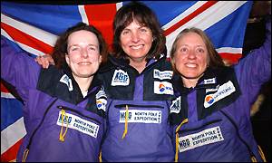 Pom Oliver, Caroline Hamilton and Ann Daniels