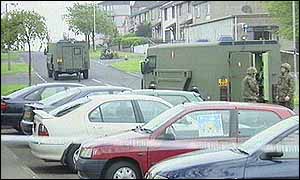Scene of bomb attack