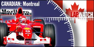 All the action as it happens from the Canadian Grand Prix in Montreal