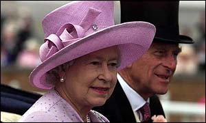 The Queen and the Duke of Edinburgh take part in the Royal Procession