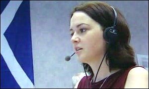 Call centre worker