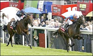 High Chaparral leads Hawk Wing over the line