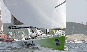 Volvo Ocean Race winners Illbruck