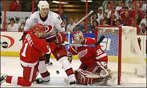 Detroit Wings take on Carolina Hurricanes