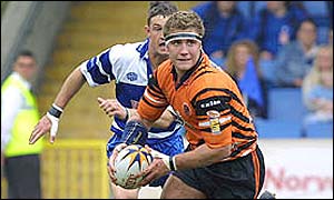 Castleford's Ryan Hudson.
