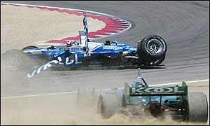 Dario Franchetti and Adrian Fernandez