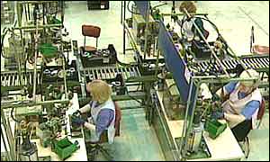 A factory production line