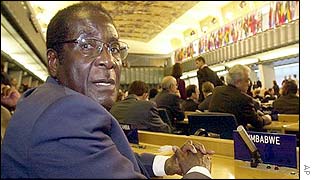 President Mugabe in Rome